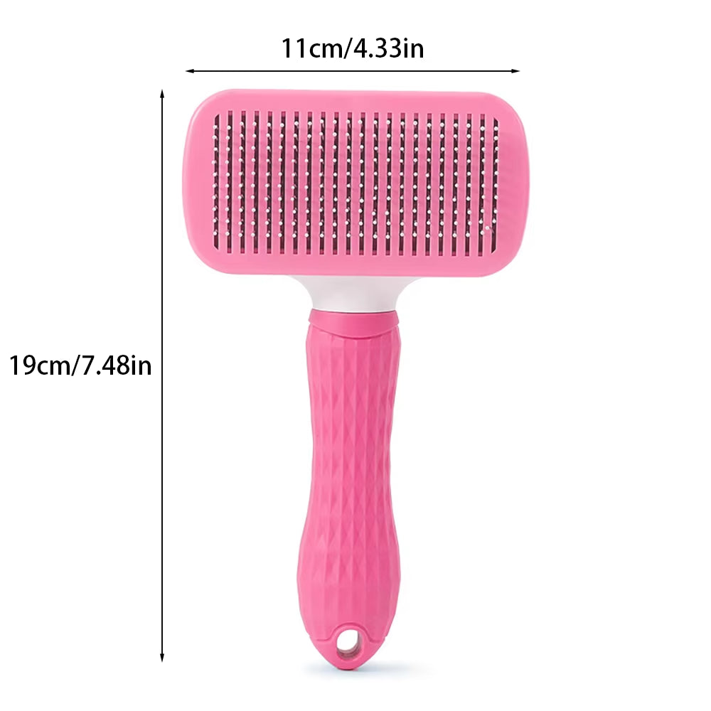 Self-Cleaning Slicker Brush for Dogs and Cats
