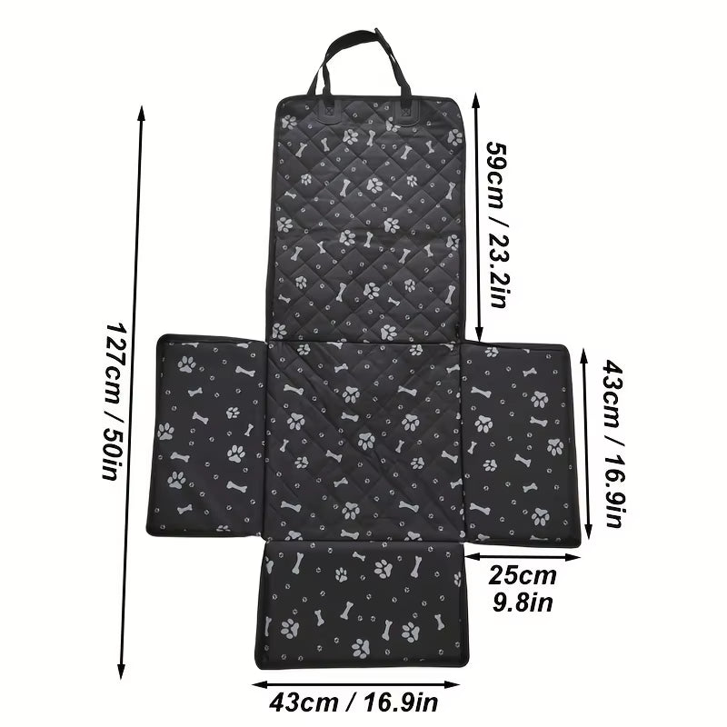 Foldable Car Seat Pet Carrier Bag, Waterproof