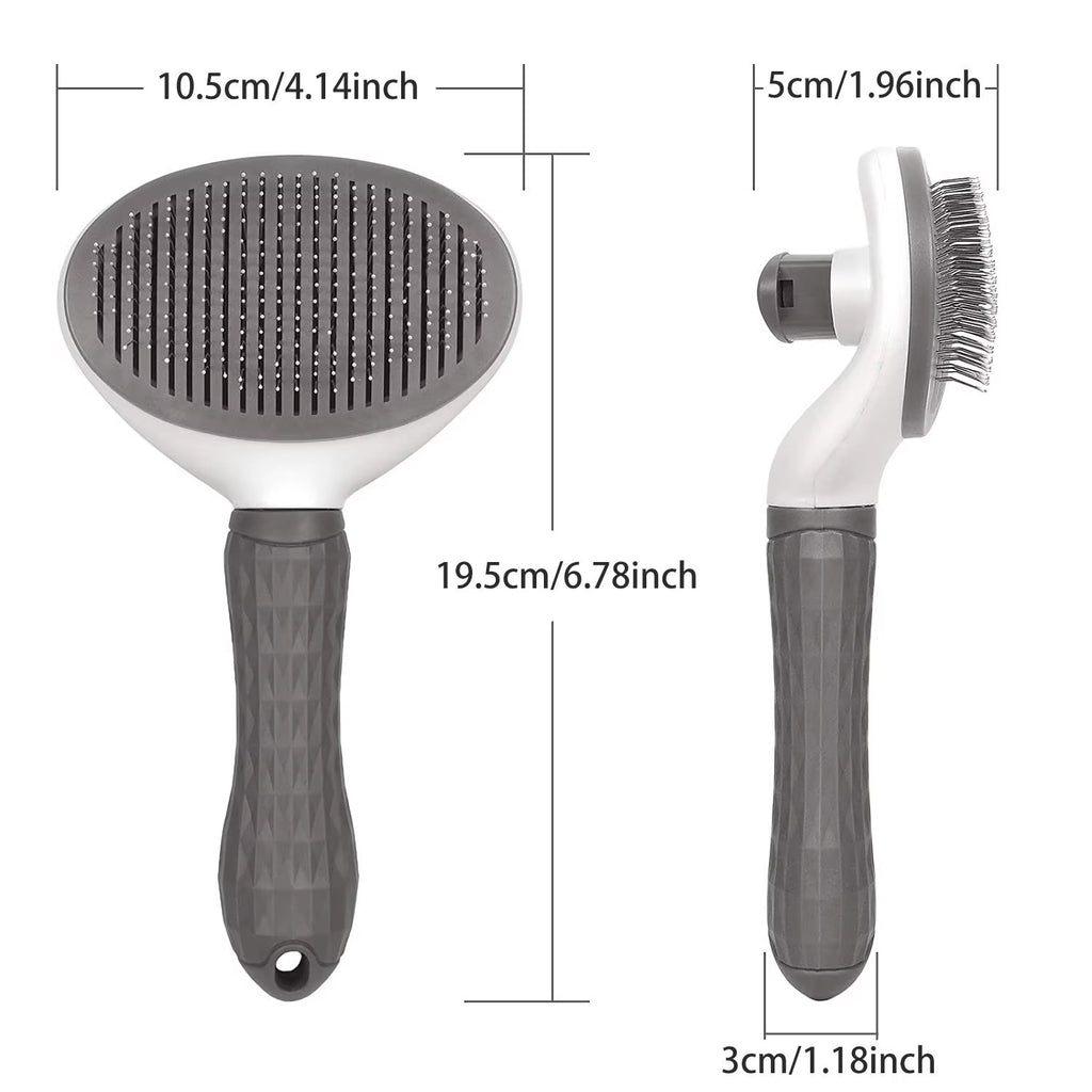 Self-Cleaning Slicker Brush for Dogs and Cats