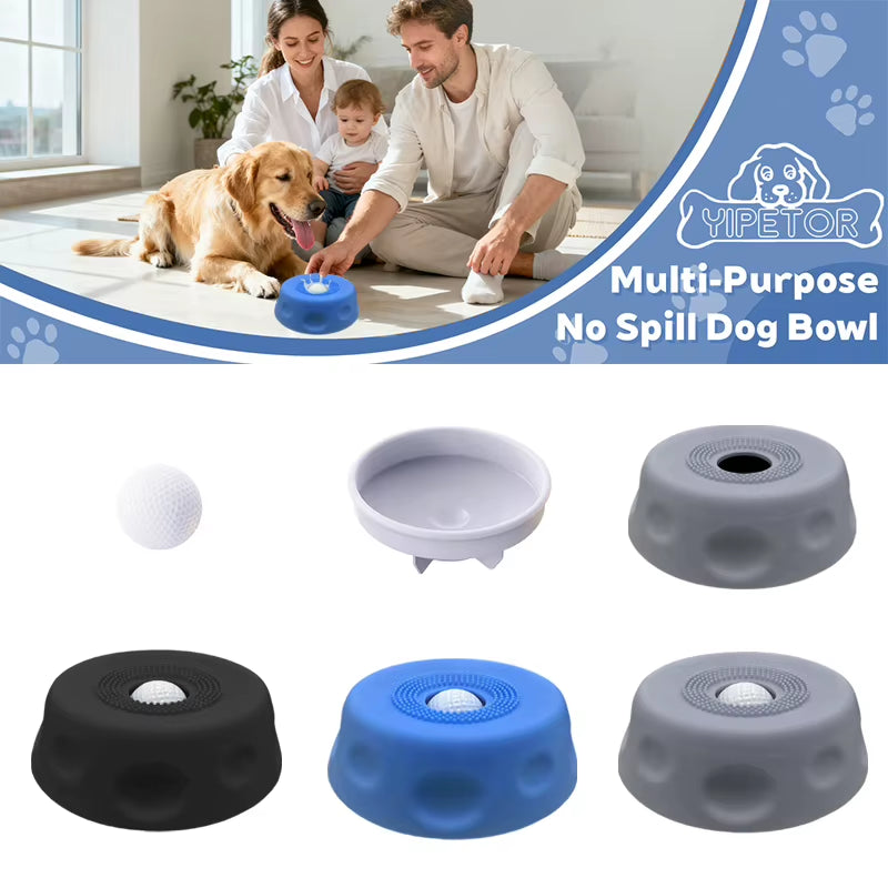 Lick Bowl for Dogs with Rolling Ball, Non-Slip