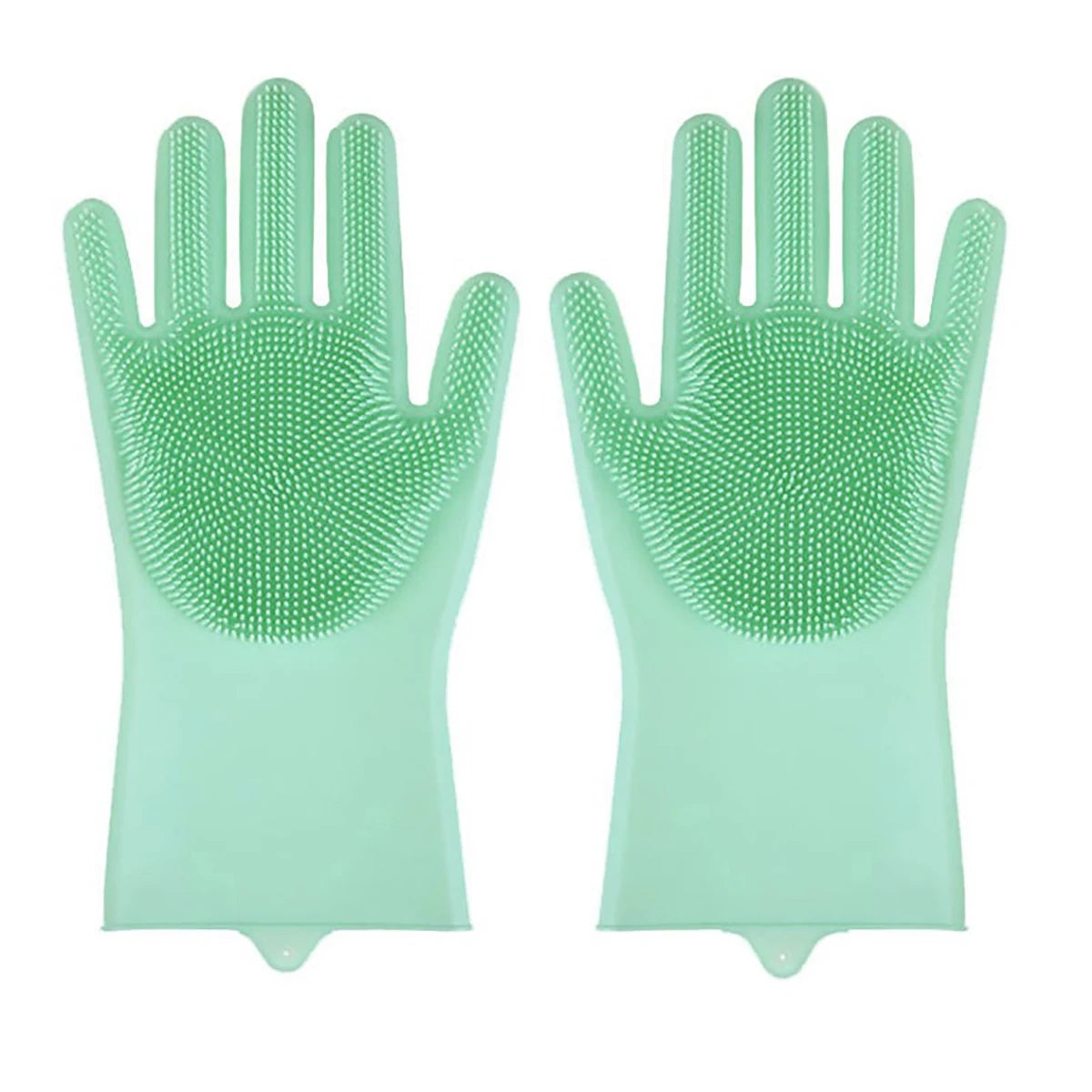 Silicone Bath and Grooming Gloves for Pets, 1 Pair
