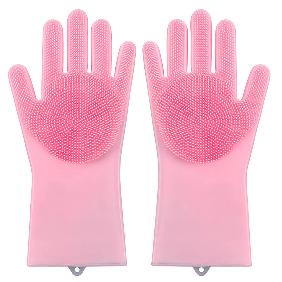 Silicone Bath and Grooming Gloves for Pets, 1 Pair