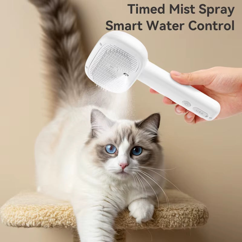 Electric Mist Spray Brush for Cats and Dogs