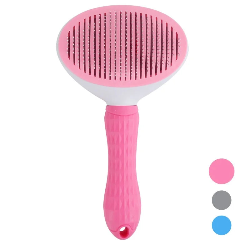 Self-Cleaning Slicker Brush for Dogs and Cats