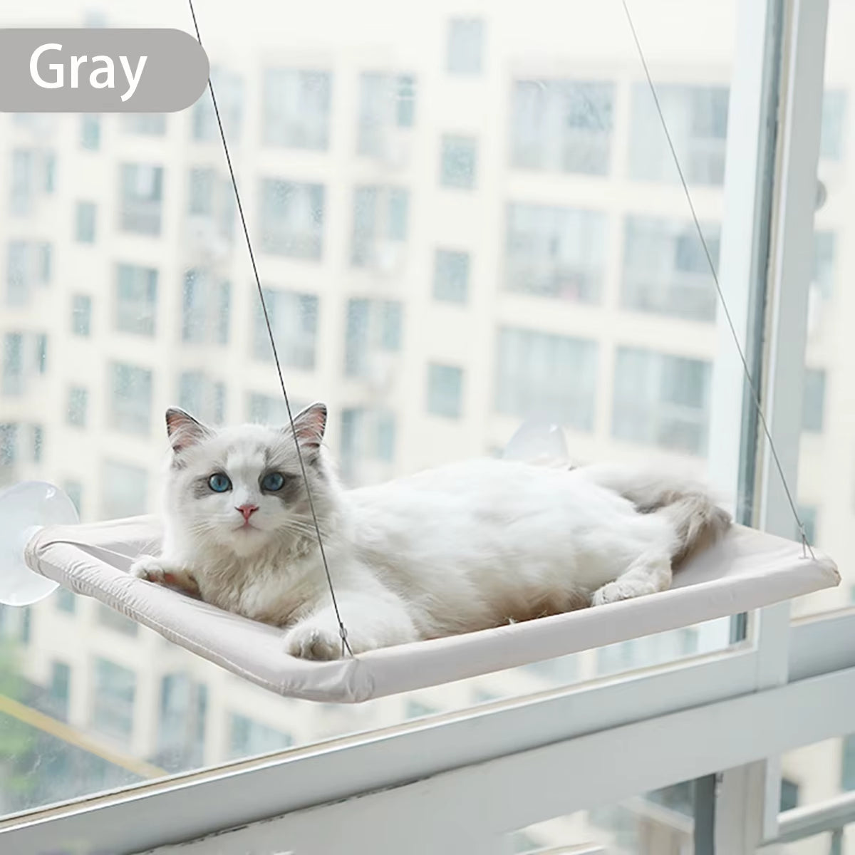 Window Cat Hammock with Suction Cups, 55 x 35 cm