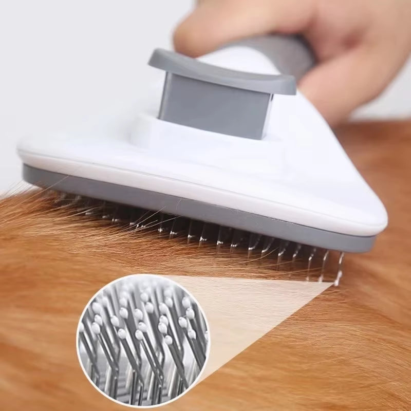 Self-Cleaning Slicker Brush for Dogs and Cats