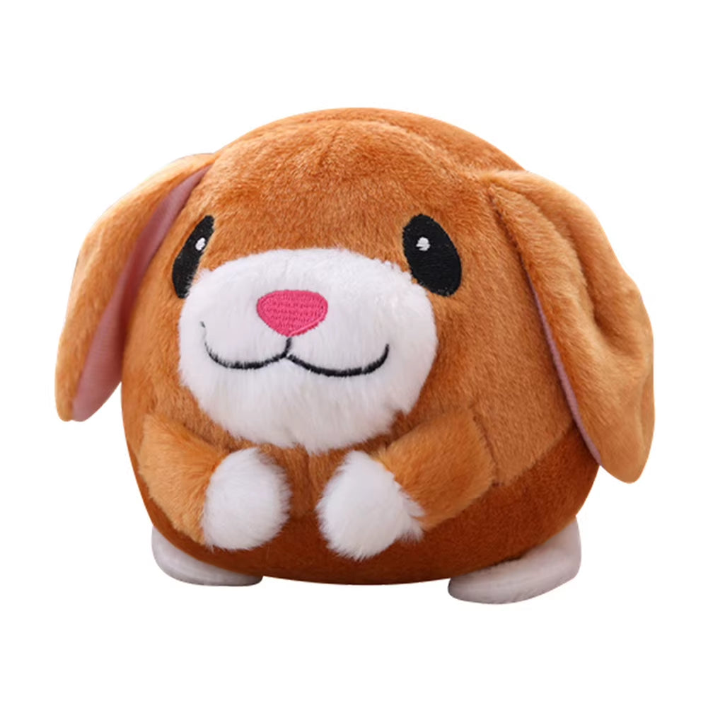 Bouncing Plush Toy for Dogs, Moves and Squeaks