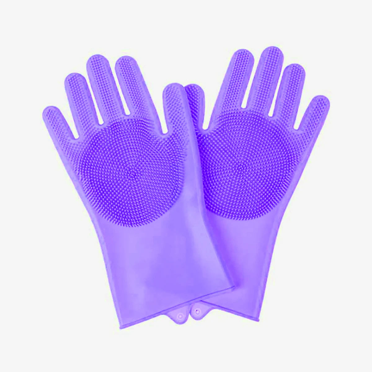 Silicone Bath and Grooming Gloves for Pets, 1 Pair