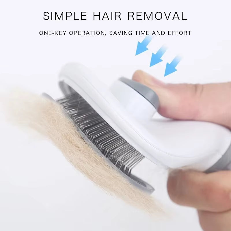 Self-Cleaning Slicker Brush for Dogs and Cats