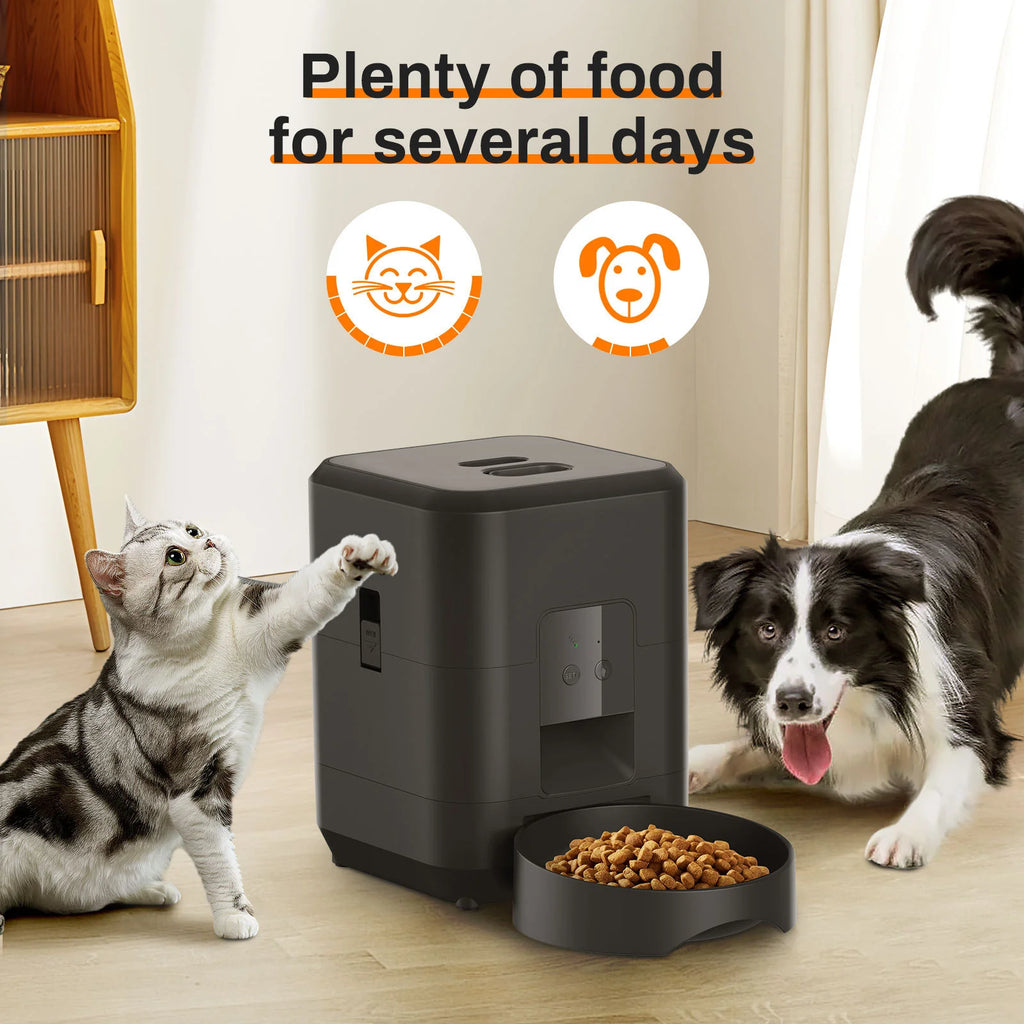 Automatic Pet Feeder with Timer, Button or WiFi