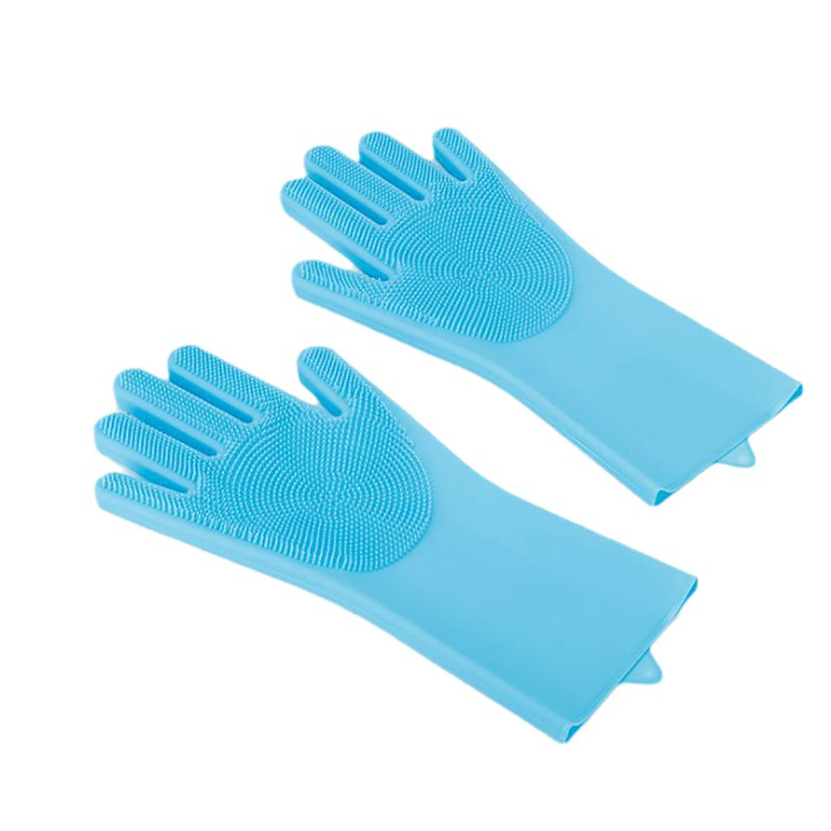 Silicone Bath and Grooming Gloves for Pets, 1 Pair