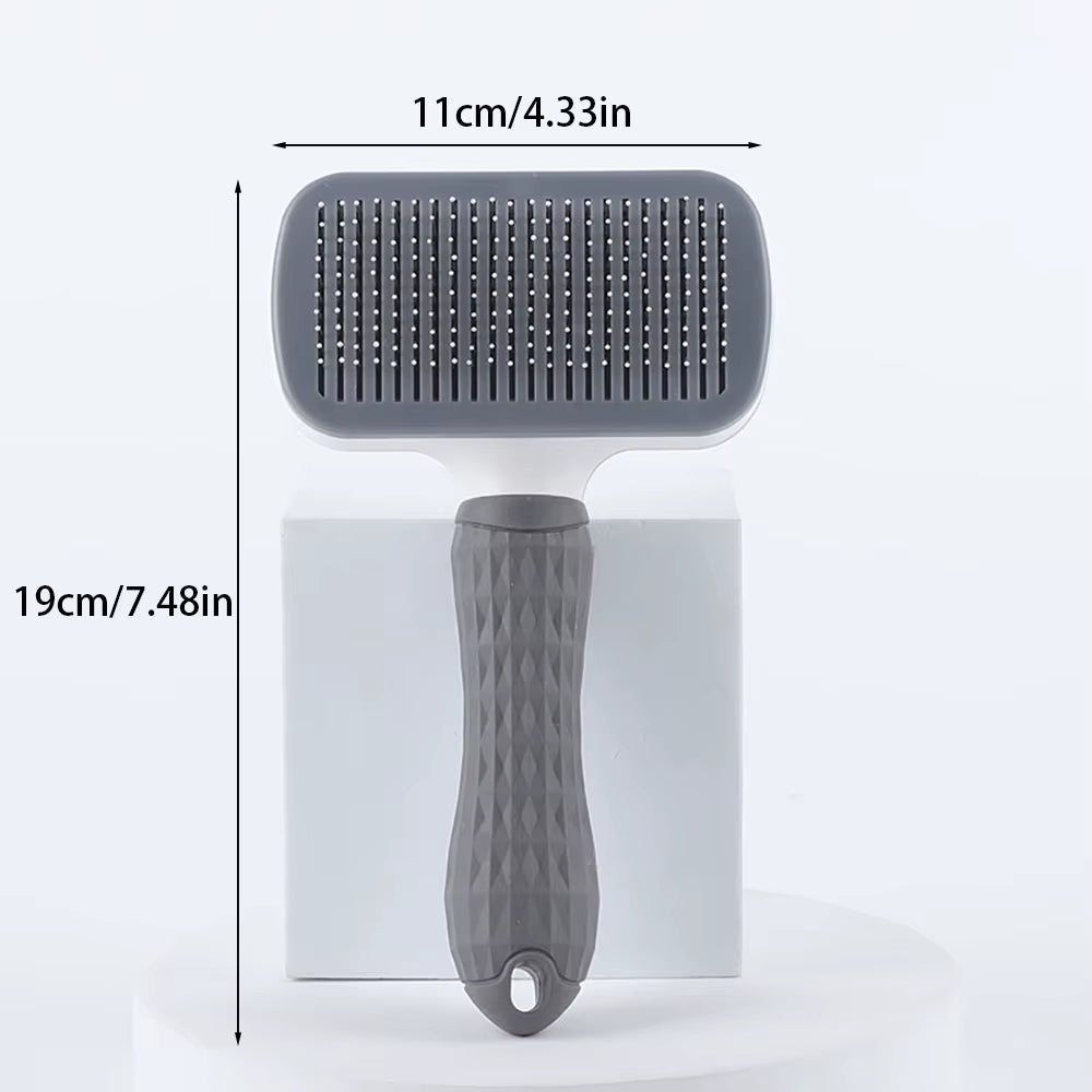 Self-Cleaning Slicker Brush for Dogs and Cats