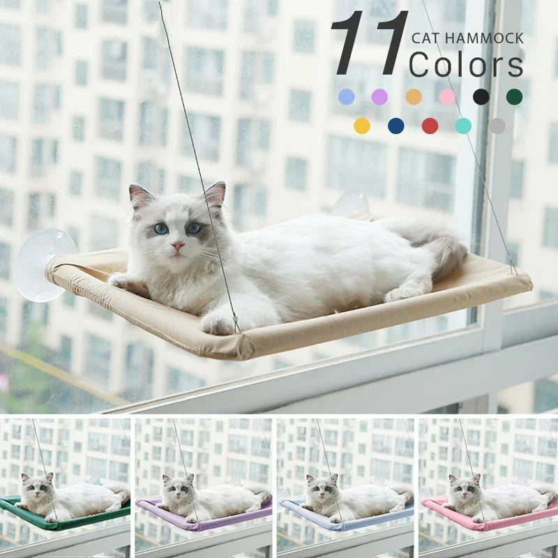 Window Cat Hammock with Suction Cups, 55 x 35 cm