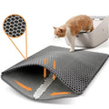 Double-Layer Cat Litter Mat, Waterproof EVA