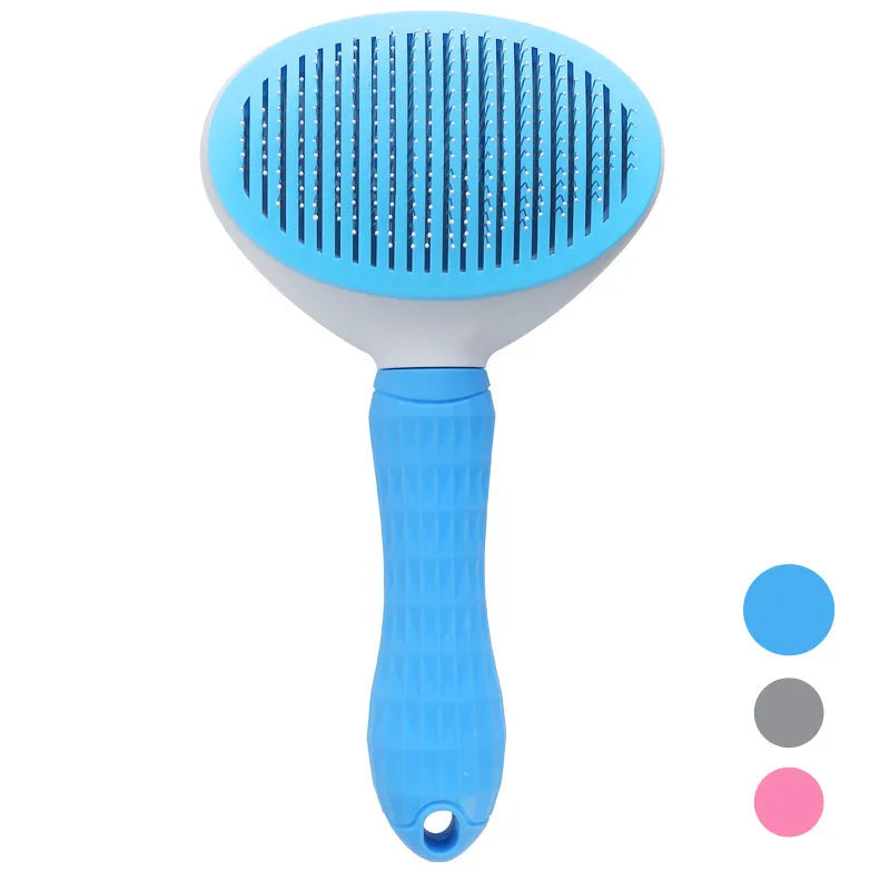 Self-Cleaning Slicker Brush for Dogs and Cats